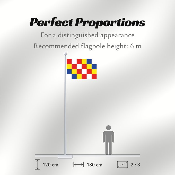 Flag Proportions: Antwerp Anvers Amberes Antwerpen Anversa