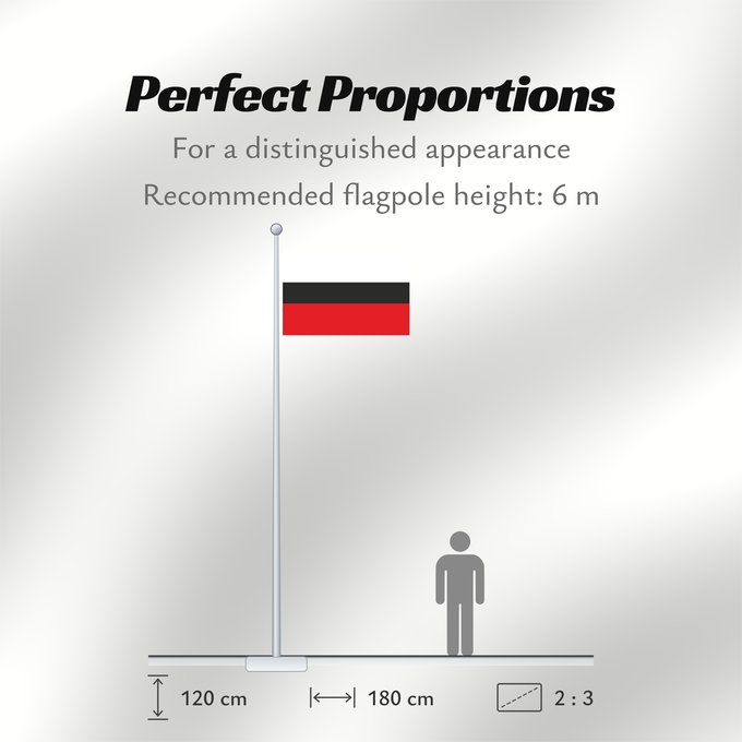 Flag Proportions: Bredene Belgian municipality Bredene