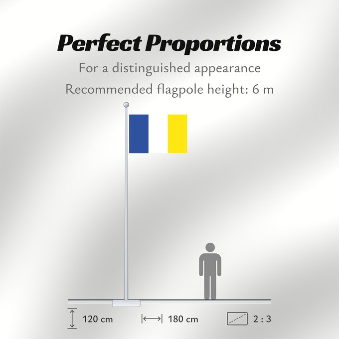 Flag Proportions: Stavelot Belgian commune of Stavelot