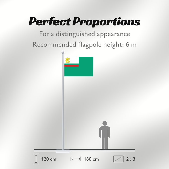 Flag Proportions: Coastguard Ensign of Bulgaria