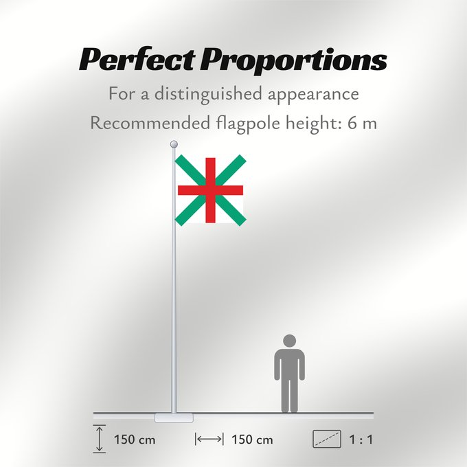 Flag Proportions: Naval Jack of Bulgaria 1908-1949