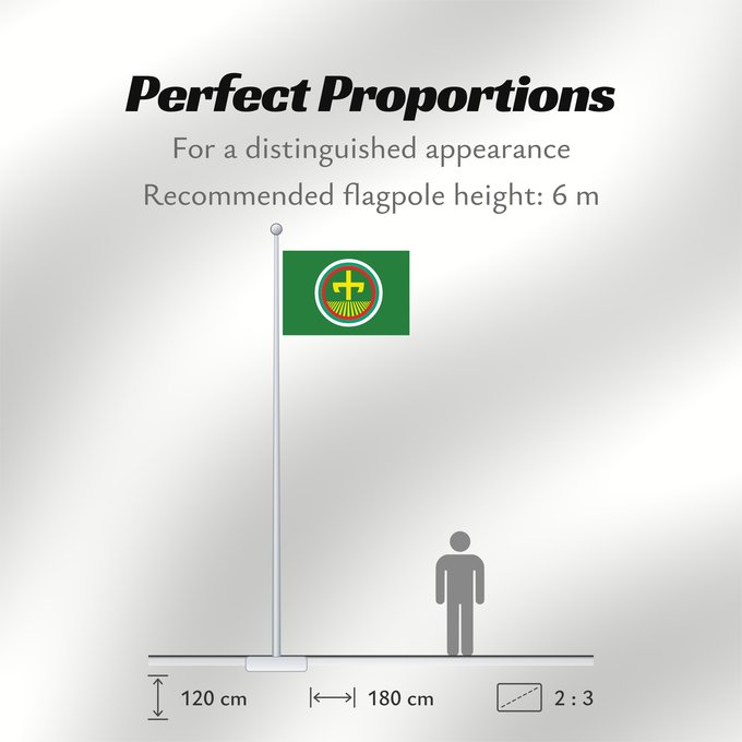 Flag Proportions: Stara Zagora reverse Stara Zagora reverse side Stara Zagora (revers) Stara Zagora (reverso) Stara Zagora (Kehrseite) Stara Zagora (rovescio) Знаме на Стара Загора опака страна