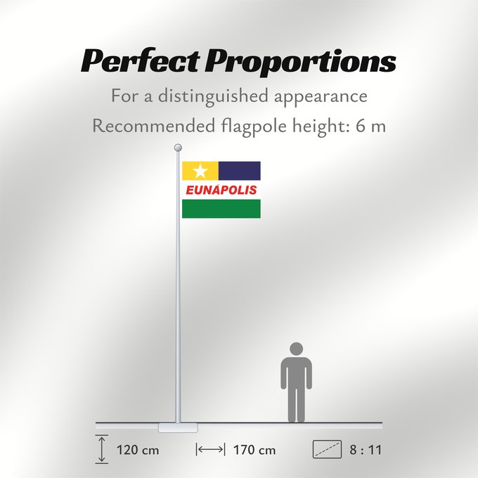 Flag Proportions: Eunapolis	Eunápolis	Imagem   da bandeira do município de Eunápolis