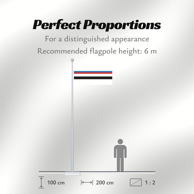 Flag Proportions: Smarhoń, Belarus Smarhoń