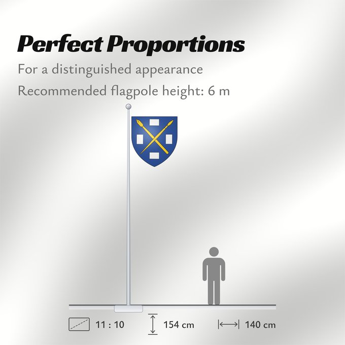 Flag Proportions: Herménégilde Chiasson Arms
