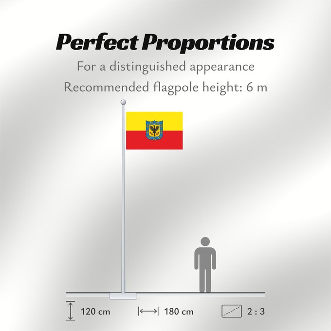 Flag Proportions: Bogotá D.C Cundinamarca Ciudad de Bogotá Colombia