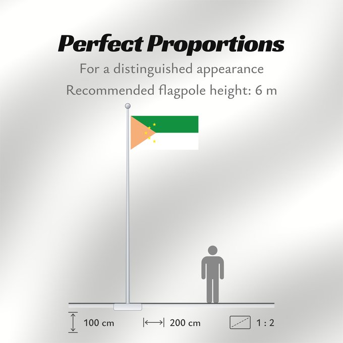 Flag Proportions: Galeras Sucre Galeras (Sucre) DESCRIPCION FISICA La bandera del Municipio de Galeras presenta una forma rectangular dividida en tres partes Un triangulo en el extremo izquierdo que llega hasta la tercera parte del largo de la bandera