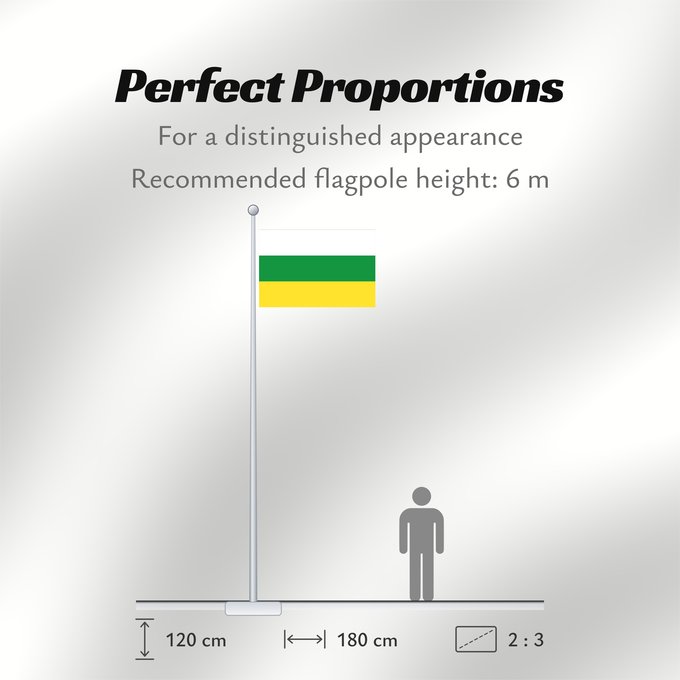 Flag Proportions: Huila	Huila, Colombia