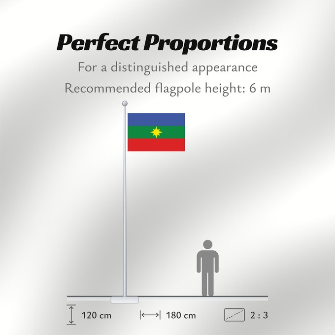 Flag Proportions: Planeta Rica Planeta Rica, Colombia