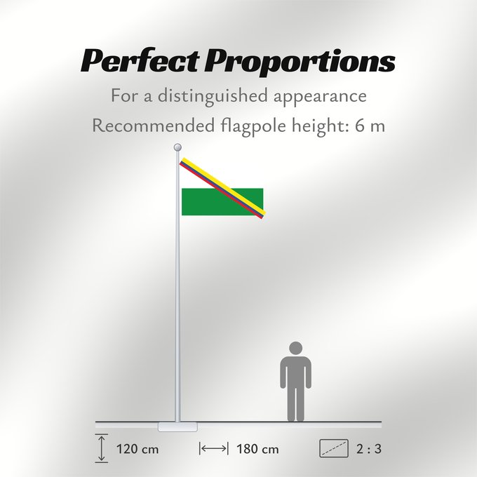 Flag Proportions: Rivera Huila Rivera (Huila) Municipio de Rivera Huila