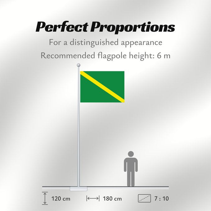 Flag Proportions: Villapinzon Villapinzon, Cundinamarca