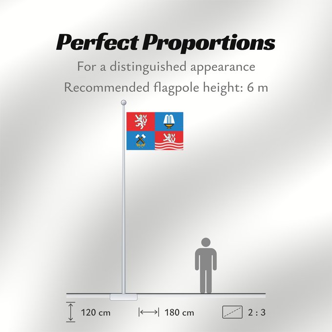 Flag Proportions: Karlovy Vary Region Région de Karlovy Vary Región de Karlovy Vary Region Karlovy Vary Regione di Karlovy Vary