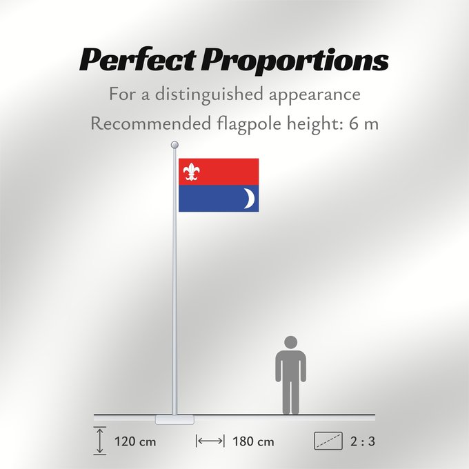 Flag Proportions: Blatnice Blatnice Třebíč District , Czech Republic Blatnice okres Třebíč