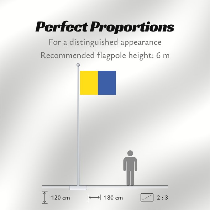 Flag Proportions: Bohdalovice Bohdalovice village in Czechia
