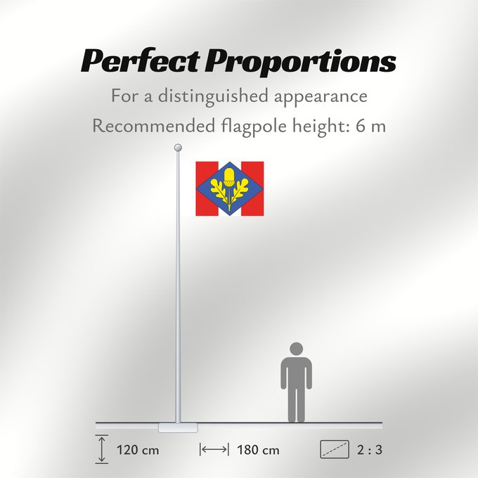 Flag Proportions: Brněnec flag CZ Municipal flag of Brněnec village Brněnec Brněnec, okres Svitavy