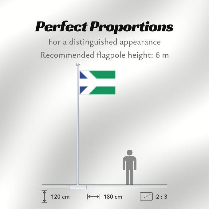 Flag Proportions: Brno-Kohoutovice vlajka Brno-Kohoutovice Městské části Brna-Kohoutovice