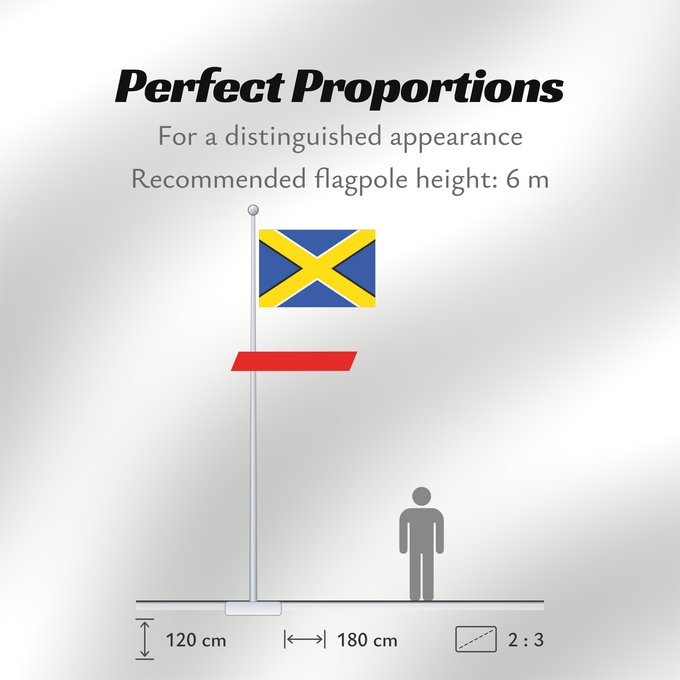 Flag Proportions: Sadov CZ Sadov, Karlovy Vary District, Czech Republic Sadov Sadov, okres Karlovy Vary