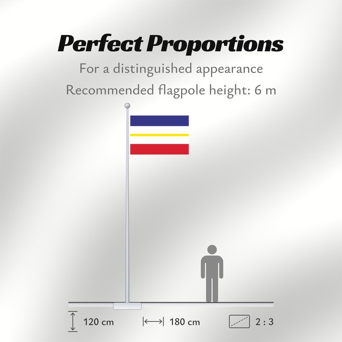 Flag Proportions: Mecklenburg-Western Pomerania	Mecklenburg-Vorpommern	Mecklembourg-Poméranie-Occidentale	Mecklemburgo-Pomerania Occidental	Meclemburgo-Pomerania Anteriore