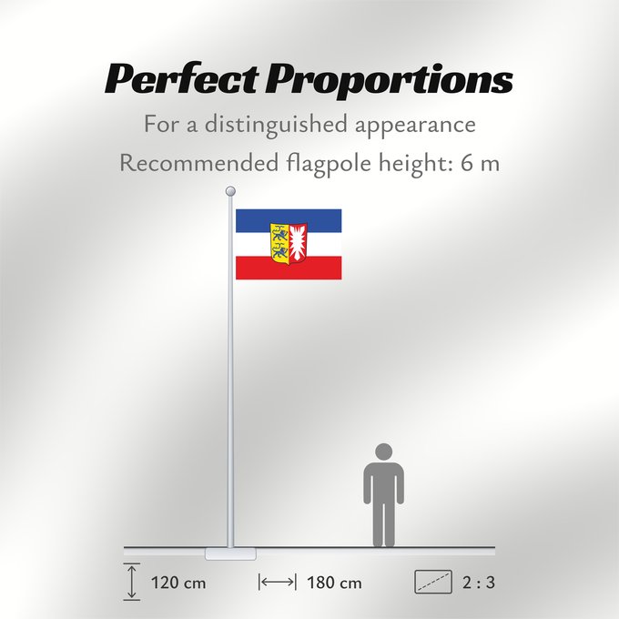 Flag Proportions: Schleswig-Holstein