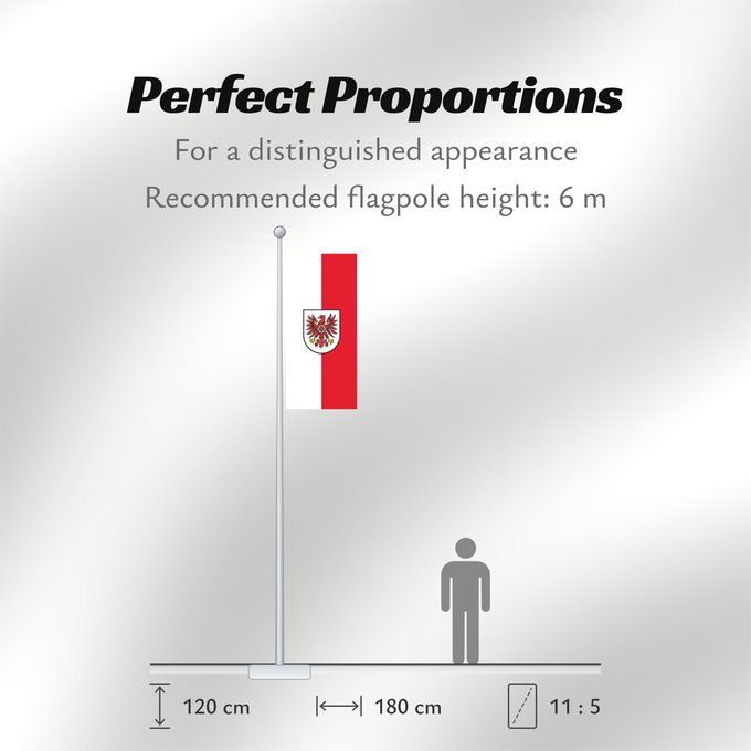 Flag Proportions: Landkreis Eichsfeld	German district Eichsfeld	District d'Eichsfeld	Distrito de Eichsfeld	Landkreises Eichsfeld	Distretto di Eichsfeld