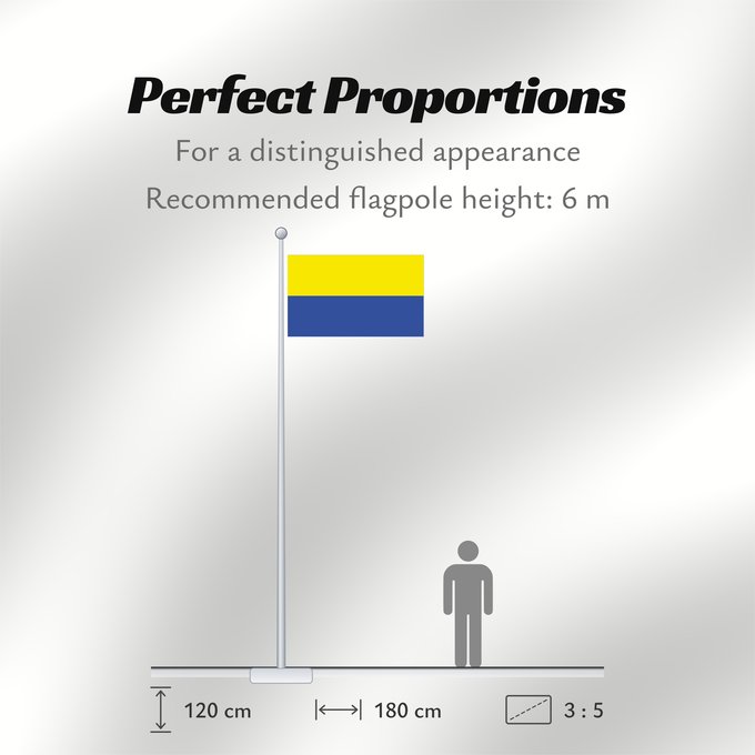Flag Proportions: Weissenfels Weißenfels