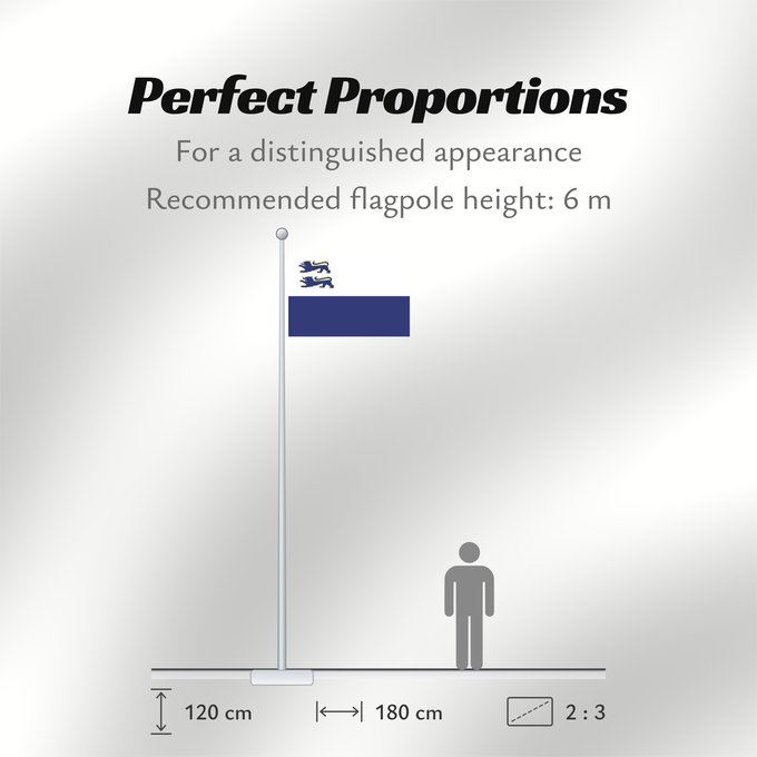 Flag Proportions: Bund Deutscher Norsleswischer
