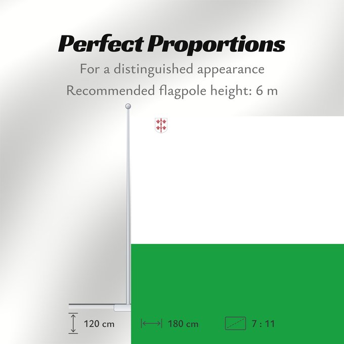 Flag Proportions: Hiiumaa lipp Hiiumaa