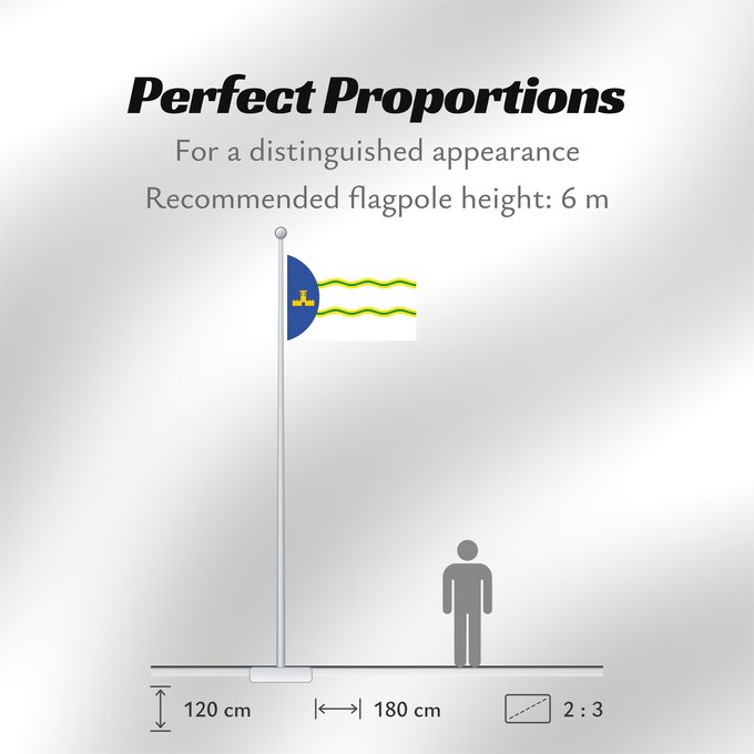 Flag Proportions: Abejuela Abejuela Teruel