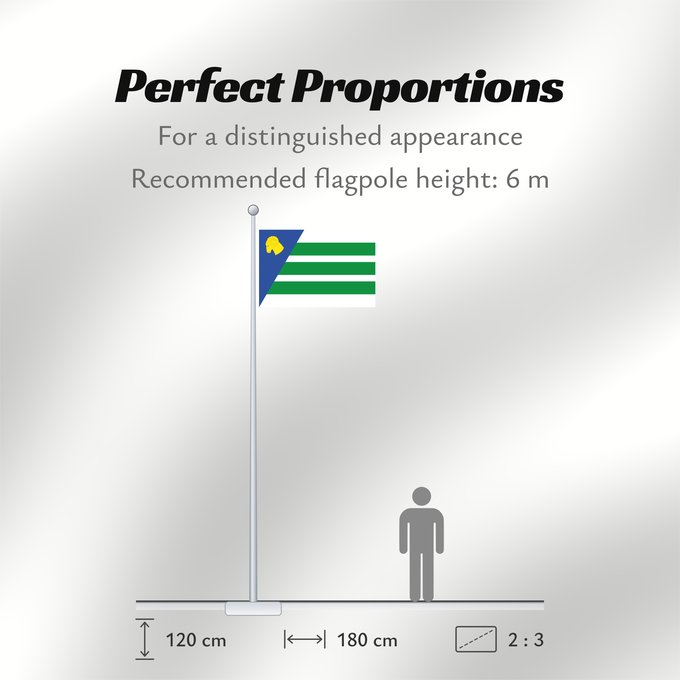 Flag Proportions: El Buste El Buste-Zaragoza-Spain El Buste-Zaragoza