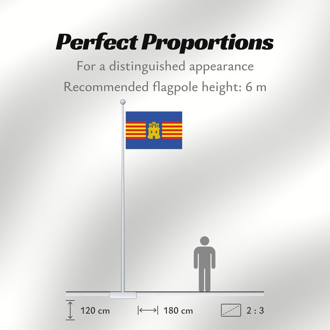 Flag Proportions: Maluenda Coat of arms of Maluenda-Zaragoza-Spain Maluenda-Zaragoza