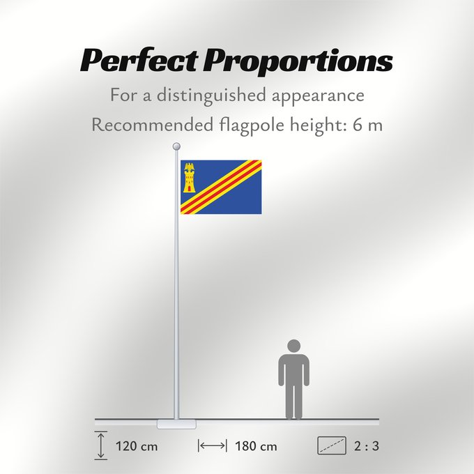 Flag Proportions: Marracos Marracos-Zaragoza-Spain Marracos-Zaragoza