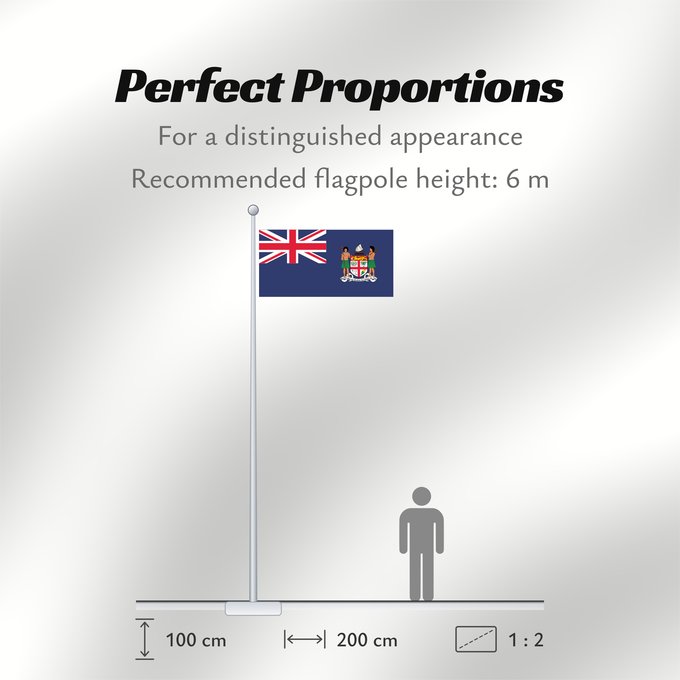 Flag Proportions: Fiji 1924–1970 Fiji from 1924 to 1970 Fidji (1924–1970) Fiyi (1924–1970) Fidschi (1924–1970) Figi (1924–1970)