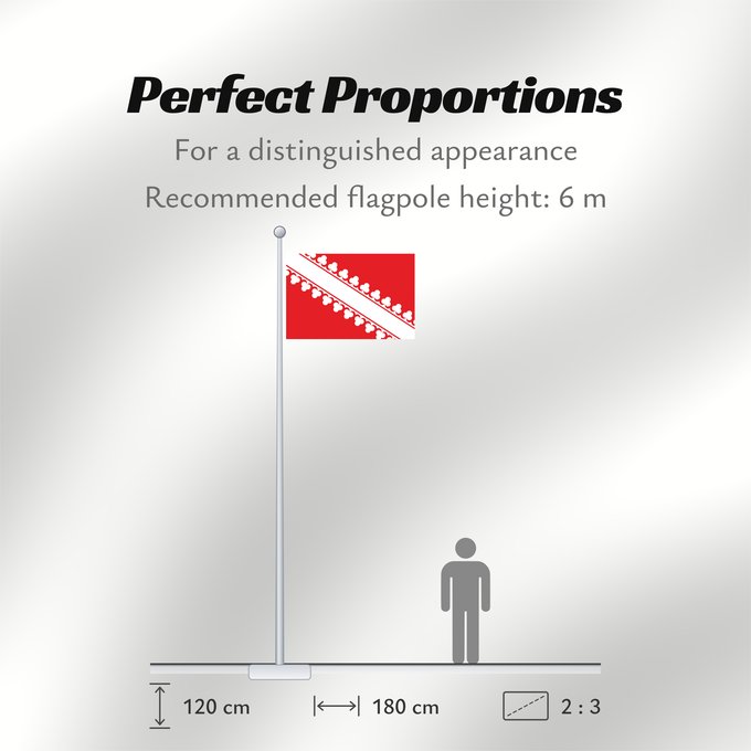 Flag Proportions: Basse-Alsace	French province of Basse-Alsace	Baja Alsacia	Unterelsass	Bassa Alsazia	Bassa Alsàcia