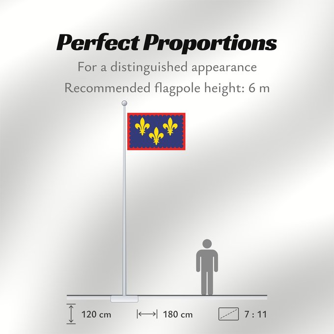 Flag Proportions: Berry	Region Berry in France	Région Berry en France	Banniel proviñs kozh Berry, e Bro-C hall