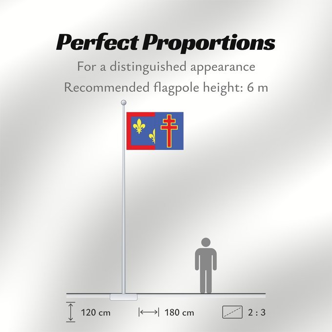 Flag Proportions: Fr département Maine-et-Loire Maine-et-Loire Département du Maine-et-Loire France Banniel departamant ar Maine-et-Loire