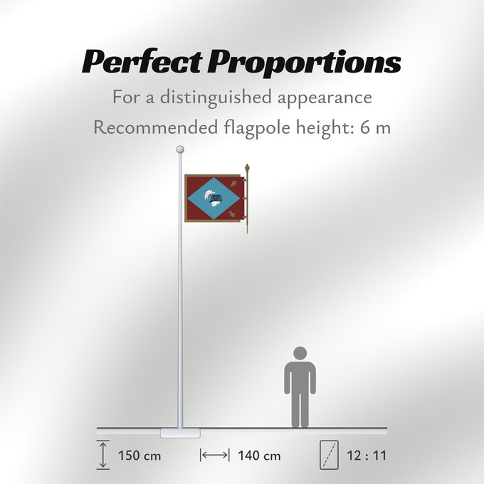 Flag Proportions: Fanion Corniche brutionne