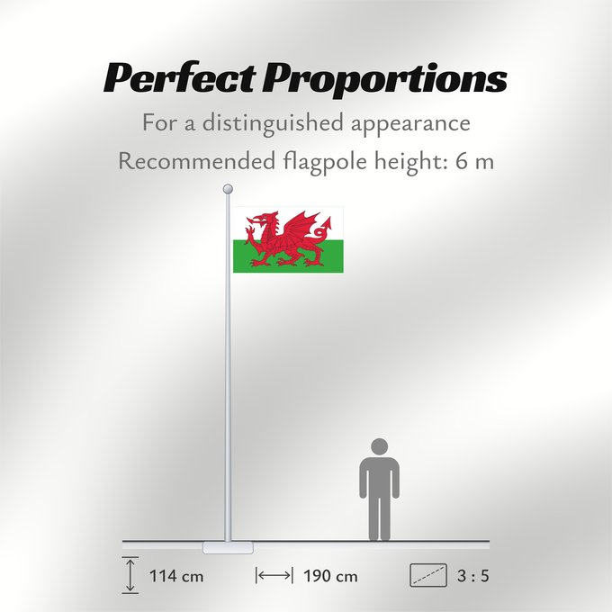 Flag Proportions: Wales 2 Wales Pays de Galles Gales Wale Galles Walii Wīelisc Fana علم ويلز Banniel Kembre Cymru Galesko bandera Walesin Breataine Bige Brattag Vretin Walesa Kembra Valliae Знаме на Велс Couleu de Galles Флаг Уэльса Прапор Уельсу