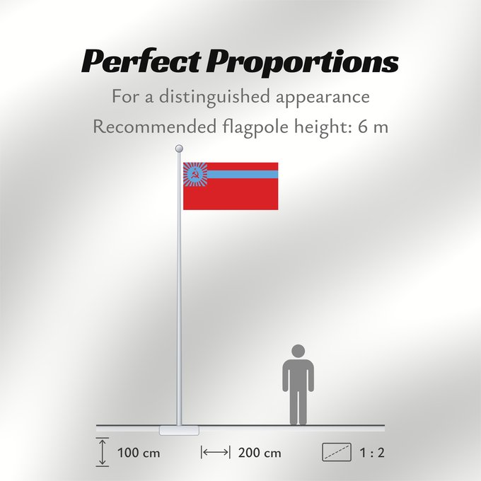 Flag Proportions: Georgian Soviet Socialist Republic 1951–1990 File of Georgian Soviet Socialist Republic RSS de Géorgie (1951–1990) RSS de Georgia (1951–1990) Georgische SSR (1951–1990) RSS Georgiana (1951–1990) Republica Socialista Soviética da Geórgia საქართველოს სსრ-ი