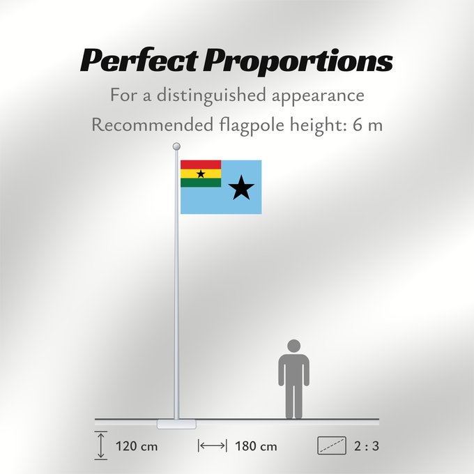 Flag Proportions: Civil Air Ensign of Ghana