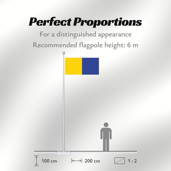 Flag Proportions: County Clare Comté de Clare Condado de Clare Contea di Clare