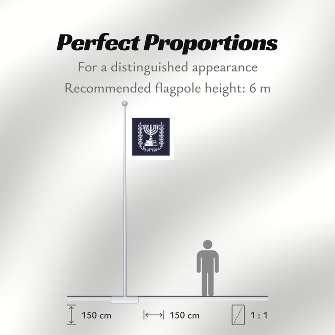 Flag Proportions: Presidential Standard of Israel The Standard of the President of Israel علم رئيس اسرائيل נס הנשיא של מדינת ישראל