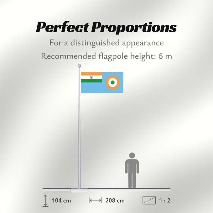 Flag Proportions: Ensign of the Indian Air Force