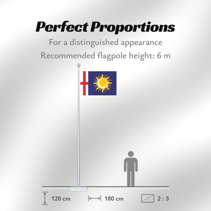 Flag Proportions: Milan Province Province of Milan Province de Milan Provincia de Milano Provinz Mailand Provincia di Milano