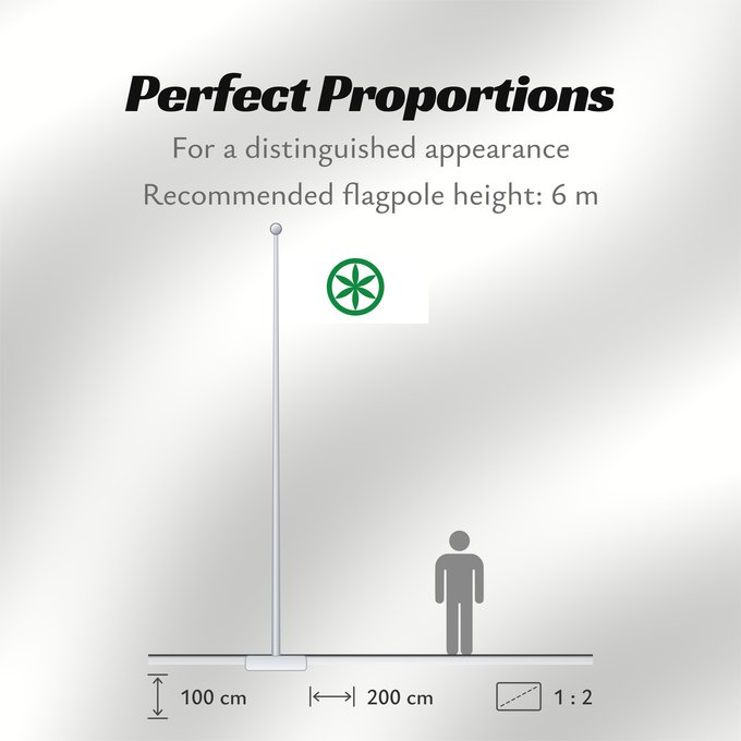Flag Proportions: Padania Padania, Italy Padanie Padanien