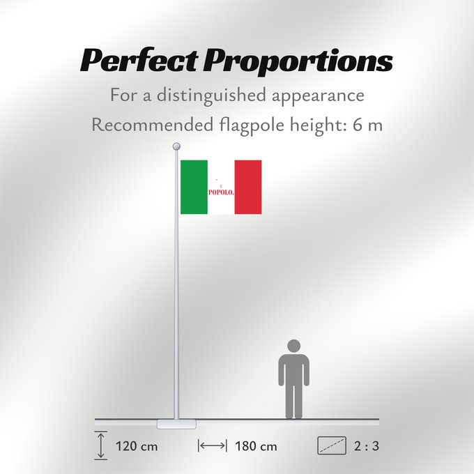 Flag Proportions: Roman Republic  19th century	Roman Republic (19th century)	République romaine (XIXe siècle)	República Romana (siglo XIX)	Römische Republik (19. Jahrhundert)	Repubblica Romana (XIX secolo)