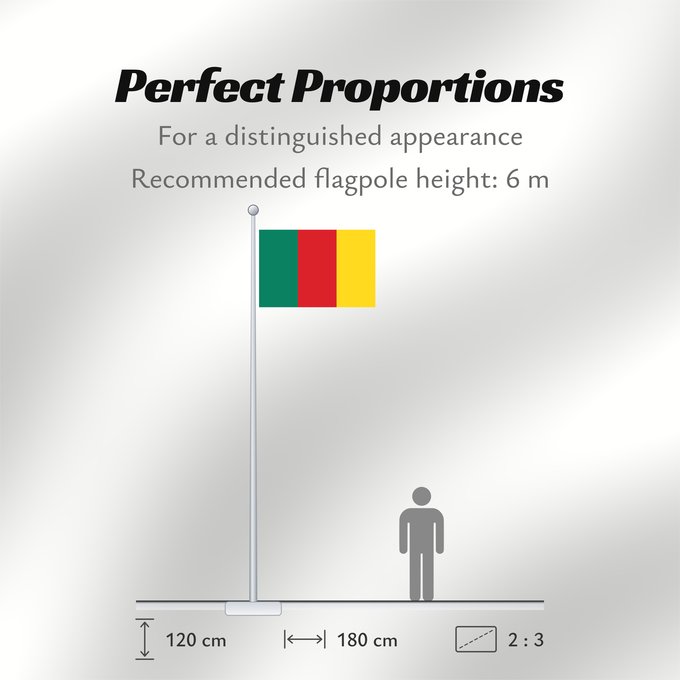 Flag Proportions: Cameroon  1957–1961	Cameroon  1957-1961	Cameroun (1957–1961)	Camerún (1957–1961)	Kamerun  1957-1961	Camerun (1957–1961)	Kamerunu  1957-1961	Kameruno  1957-1961	Kameruna  1957-1961