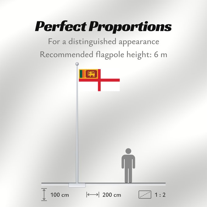 Flag Proportions: Naval Ensign of the Royal Ceylon Navy