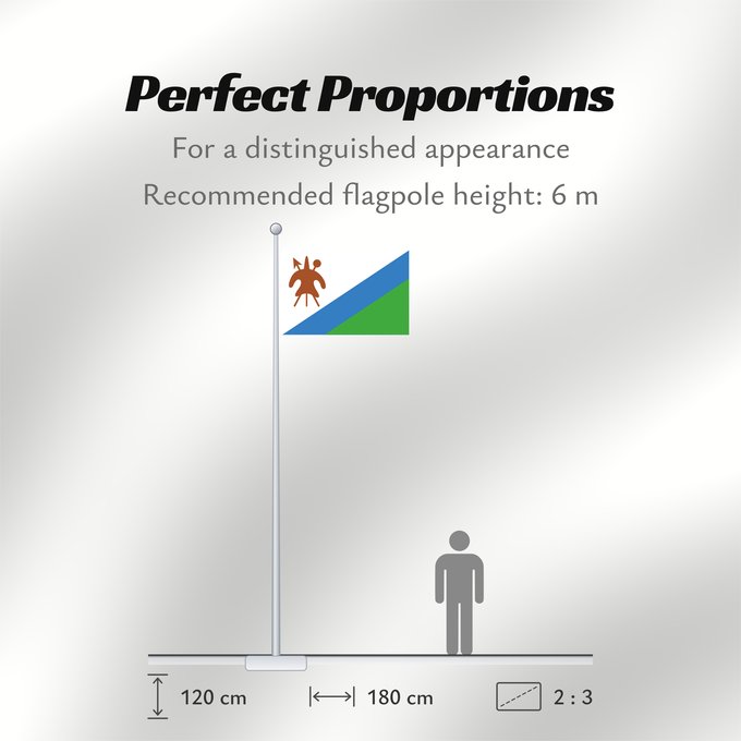 Flag Proportions: Lesotho  1987-2006	Lesotho 1987-2006	Lesota