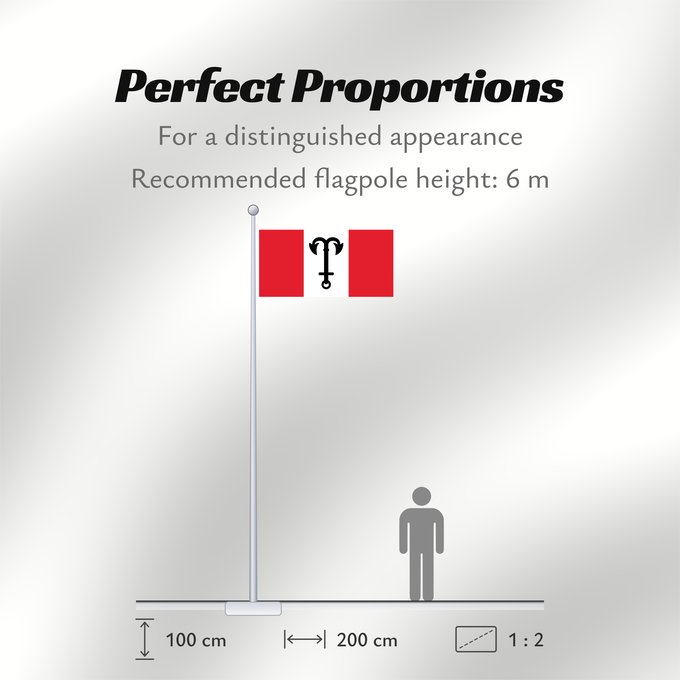 Flag Proportions: Salacgrīva	Salacgrīva, Latvia	Salacgrīvas