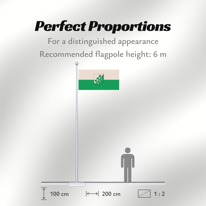 Flag Proportions: Sigulda Sigulda, Latvia Siguldas pilsētas Прапор Сігулди